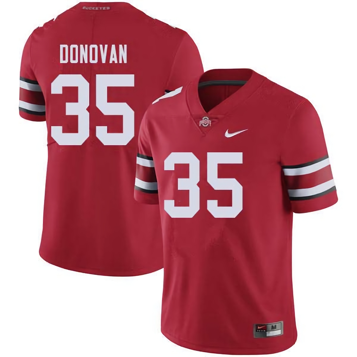 Luke Donovan Ohio State Buckeyes Men's NCAA #35 Nike Red College Stitched Football Jersey GPJ1356IF